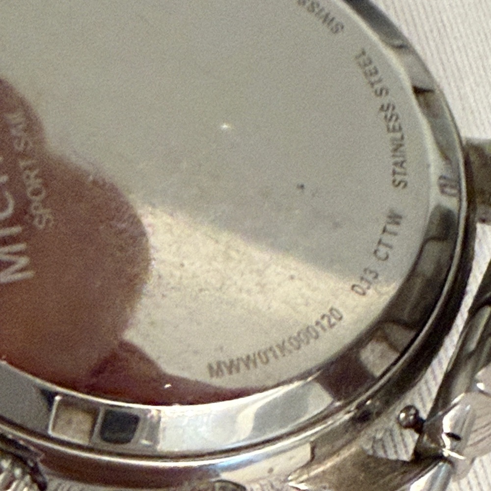 Michele Silver Chronograph women Watch - Picture 7 of 13